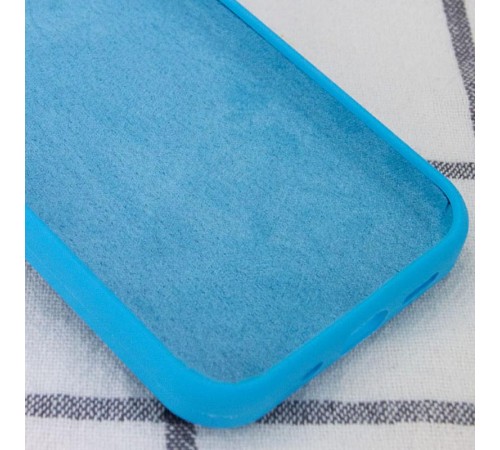 Чохол Silicone Case Full Protective (AA) NO LOGO для Apple iPhone 14 Pro (6.1") Блакитний / Blue Чохол Silicone Case Full Protective (AA) NO LOGO для Apple iPhone 14 Pro (6.1") Блакитний / Blue