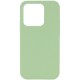 Чохол Silicone Case Full Protective (AA) NO LOGO для Apple iPhone 14 Pro (6.1") М'ятний / Mint