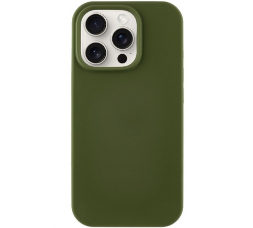 Чохол Silicone Case Full Protective (AA) NO LOGO для Apple iPhone 14 Pro (6.1") Зелений / Dark Olive Чохол Silicone Case Full Protective (AA) NO LOGO для Apple iPhone 14 Pro (6.1") Зелений / Dark Olive