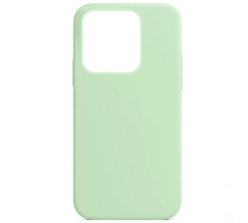 Чохол Silicone Case Full Protective (AA) NO LOGO для Apple iPhone 14 Pro (6.1") Зелений / Pistachio Чохол Silicone Case Full Protective (AA) NO LOGO для Apple iPhone 14 Pro (6.1") Зелений / Pistachio