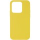 Чохол Silicone Case Full Protective (AA) NO LOGO для Apple iPhone 14 Pro (6.1") Жовтий / Yellow