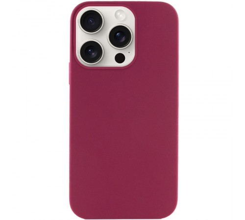 Чохол Silicone Case Full Protective (AA) NO LOGO для Apple iPhone 14 Pro Max (6.7") Бордовий / Maroon