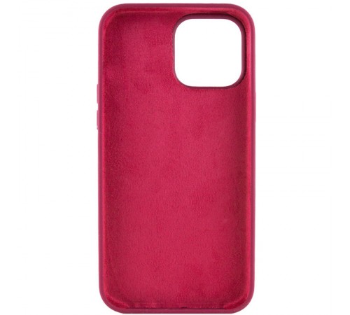 Чохол Silicone Case Full Protective (AA) NO LOGO для Apple iPhone 14 Pro Max (6.7") Бордовий / Maroon
