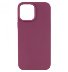 Чохол Silicone Case Full Protective (AA) NO LOGO для Apple iPhone 15 (6.1") Бордовий / Plum
