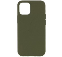 Чохол Silicone Case Full Protective (AA) NO LOGO для Apple iPhone 15 (6.1") Зелений / Dark Olive