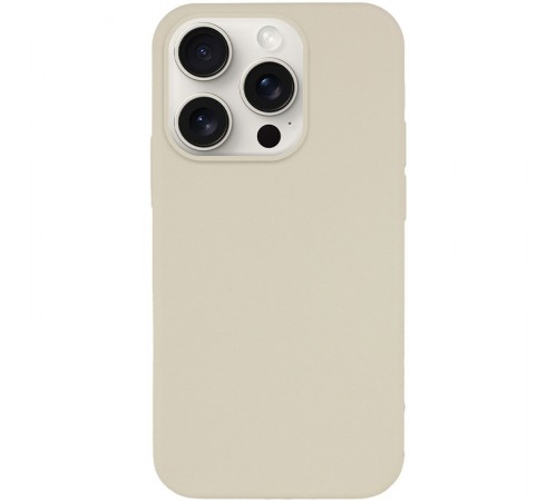 Чохол Silicone Case Full Protective (AA) NO LOGO для Apple iPhone 15 Pro (6.1") Бежевий / Antique White