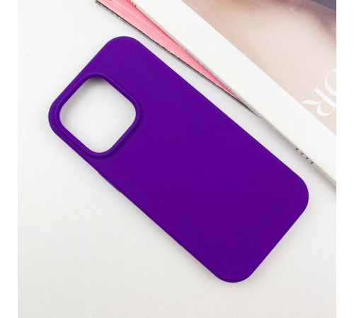 Чохол Silicone Case Full Protective (AA) NO LOGO для Apple iPhone 15 Pro (6.1") Фіолетовий / Ultra Violet Чохол Silicone Case Full Protective (AA) NO LOGO для Apple iPhone 15 Pro (6.1") Фіолетовий / Ultra Violet