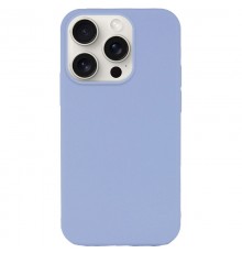 Чохол Silicone Case Full Protective (AA) NO LOGO для Apple iPhone 15 Pro (6.1") Блакитний / Lilac Blue