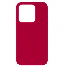 Чохол Silicone Case Full Protective (AA) NO LOGO для Apple iPhone 15 Pro (6.1") Червоний / Rose Red