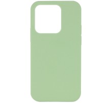 Чохол Silicone Case Full Protective (AA) NO LOGO для Apple iPhone 15 Pro (6.1") М'ятний / Mint
