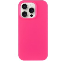 Чохол Silicone Case Full Protective (AA) NO LOGO для Apple iPhone 15 Pro (6.1") Рожевий / Barbie pink