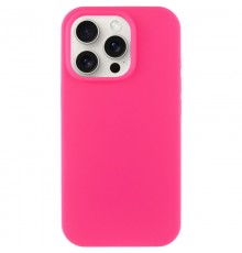 Чохол Silicone Case Full Protective (AA) NO LOGO для Apple iPhone 15 Pro (6.1") Рожевий / Barbie pink