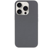 Чохол Silicone Case Full Protective (AA) NO LOGO для Apple iPhone 15 Pro (6.1") Сірий / Dark Gray