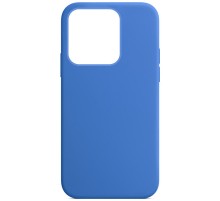 Чохол Silicone Case Full Protective (AA) NO LOGO для Apple iPhone 15 Pro (6.1") Синій / Capri Blue