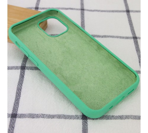 Чохол Silicone Case Full Protective (AA) NO LOGO для Apple iPhone 15 Pro (6.1") Зелений / Spearmint Чохол Silicone Case Full Protective (AA) NO LOGO для Apple iPhone 15 Pro (6.1") Зелений / Spearmint