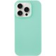 Чохол Silicone Case Full Protective (AA) NO LOGO для Apple iPhone 15 Pro Max (6.7") Бірюзовий / Turquoise