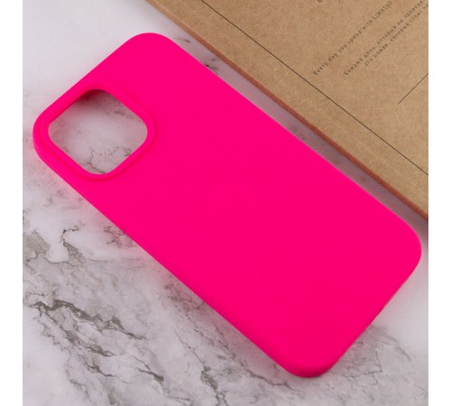 Чохол Silicone Case Full Protective (AA) NO LOGO для Apple iPhone 15 Pro Max (6.7") Рожевий / Barbie pink Чохол Silicone Case Full Protective (AA) NO LOGO для Apple iPhone 15 Pro Max (6.7") Рожевий / Barbie pink
