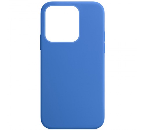 Чохол Silicone Case Full Protective (AA) NO LOGO для Apple iPhone 15 Pro Max (6.7") Синій / Capri Blue Чохол Silicone Case Full Protective (AA) NO LOGO для Apple iPhone 15 Pro Max (6.7") Синій / Capri Blue