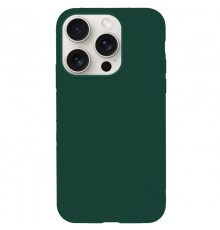 Чохол Silicone Case Full Protective (AA) NO LOGO для Apple iPhone 15 Pro Max (6.7") Зелений / Forest green
