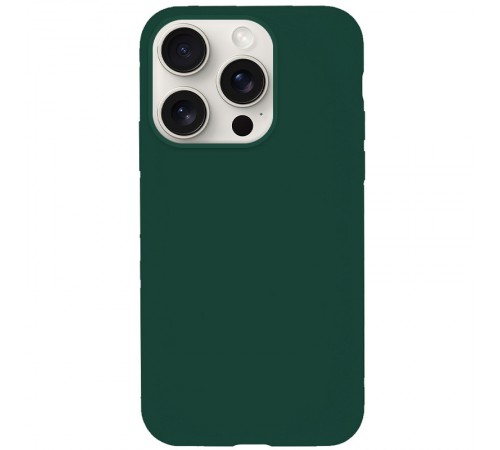 Чохол Silicone Case Full Protective (AA) NO LOGO для Apple iPhone 15 Pro Max (6.7") Зелений / Forest green Чохол Silicone Case Full Protective (AA) NO LOGO для Apple iPhone 15 Pro Max (6.7") Зелений / Forest green