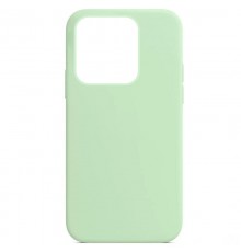 Чохол Silicone Case Full Protective (AA) NO LOGO для Apple iPhone 15 Pro Max (6.7") Зелений / Pistachio