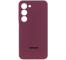 Чохол Silicone Cover Lakshmi Full Camera (AAA) для Samsung Galaxy A05s Бордовий / Plum