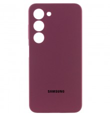 Чохол Silicone Cover Lakshmi Full Camera (AAA) для Samsung Galaxy A05s Бордовий / Plum
