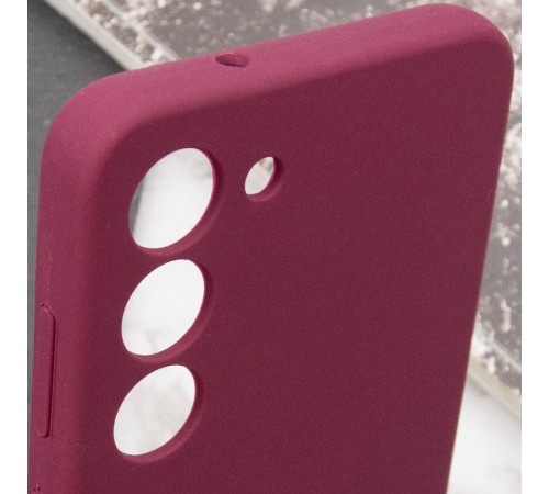 Чохол Silicone Cover Lakshmi Full Camera (AAA) для Samsung Galaxy A05s Бордовий / Plum Чохол Silicone Cover Lakshmi Full Camera (AAA) для Samsung Galaxy A05s Бордовий / Plum
