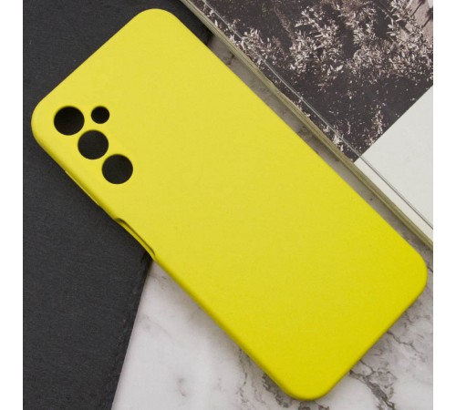 Чохол Silicone Cover Lakshmi Full Camera (AAA) для Samsung Galaxy A25 5G Жовтий / Yellow