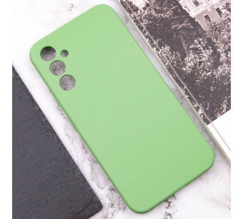 Чохол Silicone Cover Lakshmi Full Camera (AAA) для Samsung Galaxy A55 М'ятний / Mint Чохол Silicone Cover Lakshmi Full Camera (AAA) для Samsung Galaxy A55 М'ятний / Mint