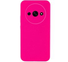 Чохол Silicone Cover Lakshmi Full Camera (AAA) для Xiaomi Redmi A3 Рожевий / Barbie pink