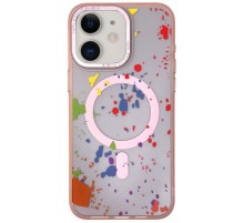 Чохол TPU+PC Flush with MagSafe для Apple iPhone 11 (6.1") Baby pink