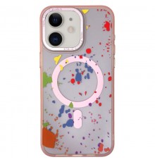 Чохол TPU+PC Flush with MagSafe для Apple iPhone 11 (6.1") Baby pink