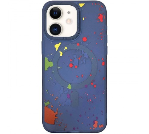 Чохол TPU+PC Flush with MagSafe для Apple iPhone 11 (6.1") Dark blue Чохол TPU+PC Flush with MagSafe для Apple iPhone 11 (6.1") Dark blue