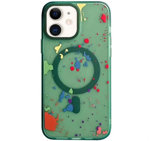 Чохол TPU+PC Flush with MagSafe для Apple iPhone 11 (6.1") Dark green Чохол TPU+PC Flush with MagSafe для Apple iPhone 11 (6.1") Dark green