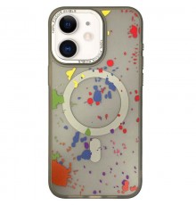 Чохол TPU+PC Flush with MagSafe для Apple iPhone 11 (6.1") Titanium grey