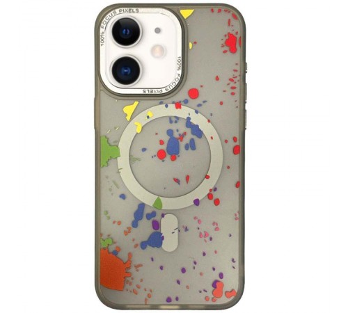 Чохол TPU+PC Flush with MagSafe для Apple iPhone 11 (6.1") Titanium grey Чохол TPU+PC Flush with MagSafe для Apple iPhone 11 (6.1") Titanium grey