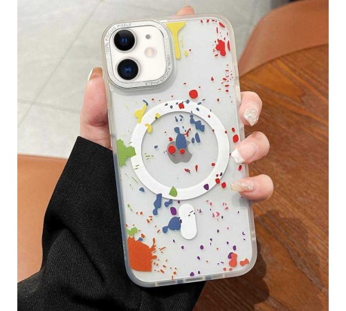 Чохол TPU+PC Flush with MagSafe для Apple iPhone 11 (6.1") White Чохол TPU+PC Flush with MagSafe для Apple iPhone 11 (6.1") White