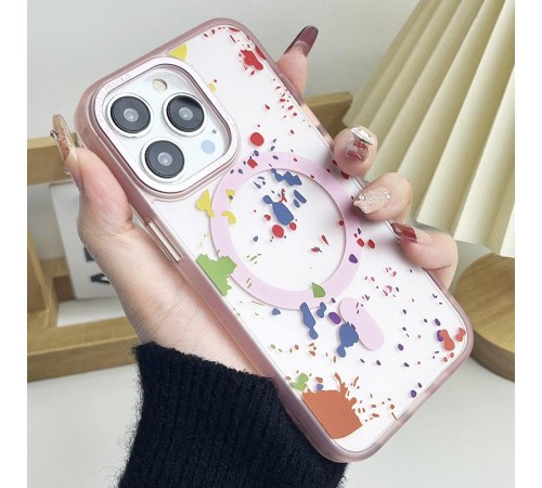 Чохол TPU+PC Flush with MagSafe для Apple iPhone 12 Pro Max (6.7") Baby pink Чохол TPU+PC Flush with MagSafe для Apple iPhone 12 Pro Max (6.7") Baby pink
