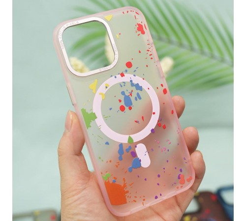 Чохол TPU+PC Flush with MagSafe для Apple iPhone 12 Pro Max (6.7") Baby pink Чохол TPU+PC Flush with MagSafe для Apple iPhone 12 Pro Max (6.7") Baby pink