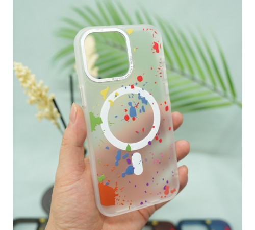Чохол TPU+PC Flush with MagSafe для Apple iPhone 12 Pro Max (6.7") White Чохол TPU+PC Flush with MagSafe для Apple iPhone 12 Pro Max (6.7") White