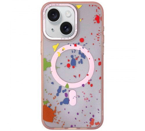 Чохол TPU+PC Flush with MagSafe для Apple iPhone 13 (6.1") Baby pink Чохол TPU+PC Flush with MagSafe для Apple iPhone 13 (6.1") Baby pink