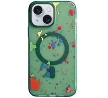 Чохол TPU+PC Flush with MagSafe для Apple iPhone 13 (6.1") Dark green