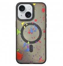 Чохол TPU+PC Flush with MagSafe для Apple iPhone 13 (6.1") Titanium black