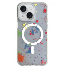 Чохол TPU+PC Flush with MagSafe для Apple iPhone 14 (6.1") White
