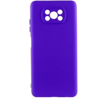 Чохол Silicone Cover Lakshmi Full Camera (AA) для Xiaomi Poco X3 NFC / Poco X3 Pro Синій / Iris