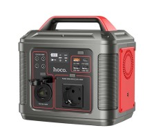 Портативна зарядная станция Hoco DB28 300W 296Wh 80000mAh Silver / Red