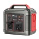 Портативна зарядная станция Hoco DB28 300W 296Wh 80000mAh Silver / Red
