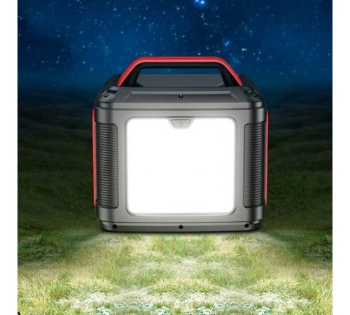 Портативна зарядная станция Hoco DB28 300W 296Wh 80000mAh Silver / Red Портативна зарядная станция Hoco DB28 300W 296Wh 80000mAh Silver / Red