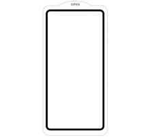 Захисне скло SKLO 5D (тех.пак) для Realme C65 4G Чорний / Біла підкладка